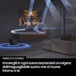 Samsung Soundbar HW-QS700F/ZF, Audio 3.1.2 canali, Wireless Dolby Atmos, 2025 - Vista aggiuntiva 5