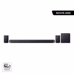 Samsung Soundbar HW-Q990F/ZF, Audio 11.1.4 canali, Wireless Dolby Atmos, 2025, 11.1.4 canali, 756 W, DTS 5.1, DTS Express, DT ...