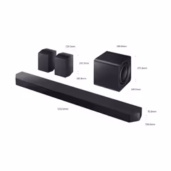 Samsung Soundbar HW-Q990F/ZF, Audio 11.1.4 canali, Wireless Dolby Atmos, 2025 - Vista aggiuntiva 5