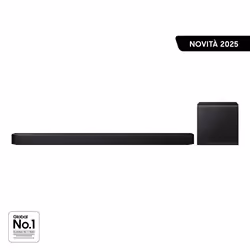 Samsung Soundbar HW-Q800F/ZF, Audio 5.1.2 canali, Wireless Dolby Atmos, 2025, 5.1.2 canali, 400 W, DTS 5.1, DTS Express, DTS- ...