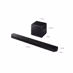 Samsung Soundbar HW-Q800F/ZF, Audio 5.1.2 canali, Wireless Dolby Atmos, 2025 - Vista aggiuntiva 4