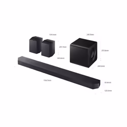 Samsung Soundbar HW-Q930F/ZF, Audio 9.1.4 canali, Wireless Dolby Atmos, 2025 - Vista aggiuntiva 5