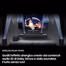 Samsung Soundbar HW-Q930F/ZF, Audio 9.1.4 canali, Wireless Dolby Atmos, 2025 - Vista aggiuntiva 7