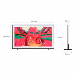 Samsung The Frame Pro AI TV 85" QE85LS03FWUXZT 4K, Processore NQ4 AI Gen3, 4K AI Upscaling, Art Mode, Matte Display, Neo Quantum HDR, Dolby Atmos & OTS, Modern Frame Design, Vision AI Smart TV, 2025 - Vista aggiuntiva 3