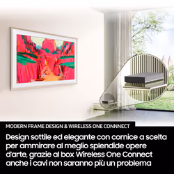 Samsung The Frame Pro AI TV 85" QE85LS03FWUXZT 4K, Processore NQ4 AI Gen3, 4K AI Upscaling, Art Mode, Matte Display, Neo Quantum HDR, Dolby Atmos & OTS, Modern Frame Design, Vision AI Smart TV, 2025 - Vista aggiuntiva 5