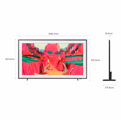 Samsung The Frame Pro AI TV 75" QE75LS03FWUXZT 4K, Processore NQ4 AI Gen3, 4K AI Upscaling, Art Mode, Matte Display, Neo Quantum HDR, Dolby Atmos & OTS, Modern Frame Design, Vision AI Smart TV, 2025 - Vista aggiuntiva 3