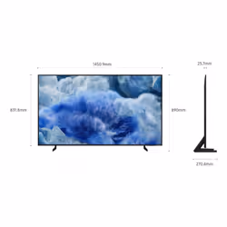 Samsung QLED AI TV 65" QE65Q8FAAUXZT 4K, Processore Q4 AI, 4K Upscaling, Color Booster Pro, OTS Lite, Air Slim Design, Vision AI Smart TV, 2025 - Vista aggiuntiva 4