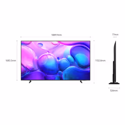 Samsung QLED Smart TV 85" QE85Q6FAAUXZT 4K, Processore Q4 Lite, 4K Upscaling, Color Booster, OTS Lite, Metal Stream Design, 2025 - Vista aggiuntiva 4