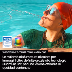 Samsung QLED Smart TV 85" QE85Q6FAAUXZT 4K, Processore Q4 Lite, 4K Upscaling, Color Booster, OTS Lite, Metal Stream Design, 2025 - Vista aggiuntiva 7