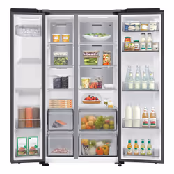 Samsung RS70F64KDF frigorifero side-by-side Libera installazione 640 L D Nero - Vista aggiuntiva 6