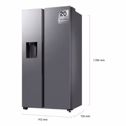 Samsung RS70F64KDT frigorifero side-by-side Libera installazione 640 L D Acciaio inox - Vista aggiuntiva 2