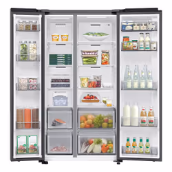 Samsung Series 7 RS70F65QET frigorifero side-by-side Libera installazione 659 L E Acciaio inox