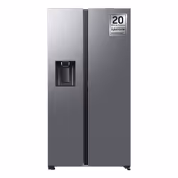 Samsung Series 8 Frigorifero Side By Side 634L RS80F66KCTEF, Libera installazione, Porta americana, Acciaio inox, 2 porta/por ...
