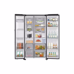 Samsung RS80F67KCTEF frigorifero side-by-side Libera installazione C Acciaio inox