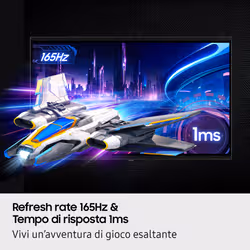 Samsung Monitor Gaming Odyssey 3D da 27'' UHD Flat - Vista aggiuntiva 4