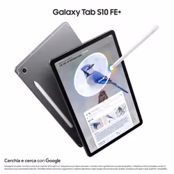 Samsung Galaxy Tab S10 FE+, Android Tablet, Display 13.1"LCD, Wifi, RAM 8GB, 128GB, 10.090 mAh, S Pen, Android 15, IP68, Gray