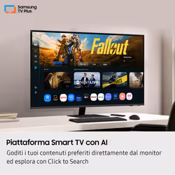 Samsung M7 Smart Monitor - M70F da 43" UHD - Vista aggiuntiva 6