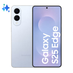 Samsung Galaxy S25 Edge, Smartphone AI, Display 6.7'' QHD+ Dynamic AMOLED 2X, Fotocamera 200MP, RAM 12GB, 512GB, 3.900 mAh, Titanium Icyblue