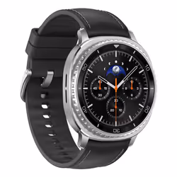 Samsung Galaxy Watch 8 Classic 3,3 cm (1.3") AMOLED 46 mm Digitale 438 x 438 Pixel Touch screen Argento Wi-Fi GPS (satellitare)