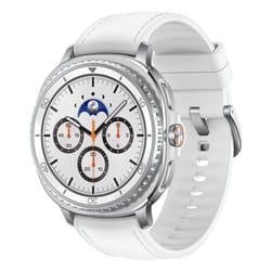 Samsung Galaxy Watch 8 Classic 3,3 cm (1.3") AMOLED 46 mm Digitale 438 x 438 Pixel Touch screen Argento Wi-Fi GPS (satellitare)
