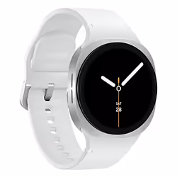 Samsung Galaxy Watch 8 3,81 cm (1.5") AMOLED 40 mm Digitale 480 x 480 Pixel Touch screen 4G Argento Wi-Fi GPS (satellitare)