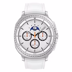 Samsung Galaxy Watch 8 Classic 3,3 cm (1.3") AMOLED 46 mm Digitale 438 x 438 Pixel Touch screen Argento Wi-Fi GPS (satellitare) - Vista aggiuntiva 2