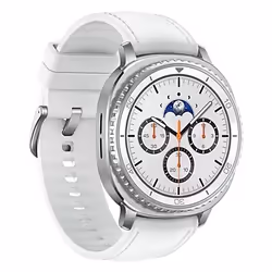 Samsung Galaxy Watch 8 Classic 3,3 cm (1.3") AMOLED 46 mm Digitale 438 x 438 Pixel Touch screen Argento Wi-Fi GPS (satellitare) - Vista aggiuntiva 3
