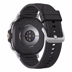 Samsung Galaxy Watch8 Classic 3,3 cm (1.3") AMOLED 46 mm Digitale 438 x 438 Pixel Touch screen Argento Wi-Fi GPS (satellitare) - Vista aggiuntiva 4