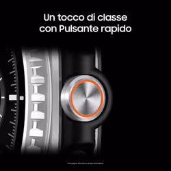 Samsung Galaxy Watch8 Classic (Black, BT, 46mm) Smartwatch Galaxy AI, design resistente agli urti, lunetta girevole, processore 3nm, monitoraggio attività fisica e sonno, One UI 8 - Vista aggiuntiva 4