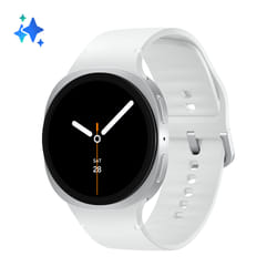 Samsung Galaxy Watch8 (Silver, BT, 44mm) Smartwatch Galaxy AI, allenatore personale, design resistente agli urti, processore 3nm, monitoraggio attività fisica e sonno, One UI 8