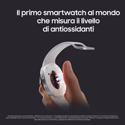 Samsung Galaxy Watch8 (Silver, BT, 44mm) Smartwatch Galaxy AI, allenatore personale, design resistente agli urti, processore 3nm, monitoraggio attività fisica e sonno, One UI 8 - Vista aggiuntiva 7