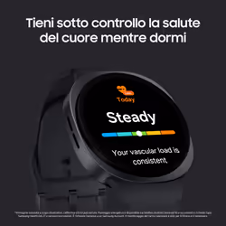 Samsung Galaxy Watch8 (Dark Gray, BT, 44mm) Smartwatch Galaxy AI, allenatore personale, design resistente agli urti, processore 3nm, monitoraggio attività fisica e sonno, One UI 8 - Vista aggiuntiva 6