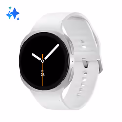 Samsung Galaxy Watch8 (Silver, BT, 40mm), Smartwatch Galaxy AI, allenatore personale, design resistente agli urti, processore ...