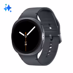Samsung Galaxy Watch8 (Dark Gray, BT, 40mm) Smartwatch Galaxy AI, allenatore personale, design resistente agli urti, processo ...