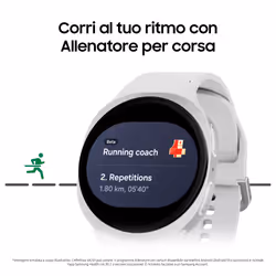 Samsung Galaxy Watch8 (Dark Gray, BT, 40mm) Smartwatch Galaxy AI, allenatore personale, design resistente agli urti, processore 3nm, monitoraggio attività fisica e sonno, One UI 8 - Vista aggiuntiva 5