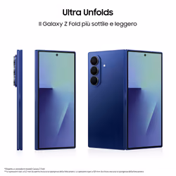 Samsung Galaxy Z Fold7 Smartphone AI, RAM 16GB, 1TB, Display 6,5"/8", Camera 200MP, Batteria a lunga durata, Jetblack