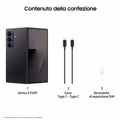 Samsung Galaxy Z Fold7 AI, RAM 12GB, 256GB, Jetblack - Vista aggiuntiva 8
