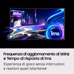 Samsung Monitor Gaming Odyssey G7 - G75F da 37" UHD Curvo - Vista aggiuntiva 8