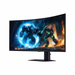 Samsung G75F Monitor PC 101,6 cm (40") 5120 x 2160 Pixel WUHD LCD Nero - Vista aggiuntiva 4