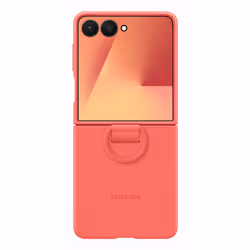 Samsung Galaxy Z Flip7 Ring Case (Silicone) Red - Vista aggiuntiva 3