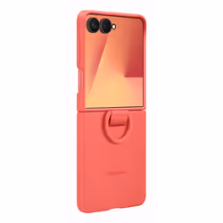 Samsung Galaxy Z Flip7 Ring Case (Silicone) Red - Vista aggiuntiva 4