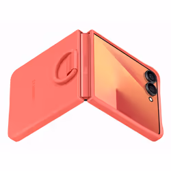 Samsung Galaxy Z Flip7 Ring Case (Silicone) Red - Vista aggiuntiva 5