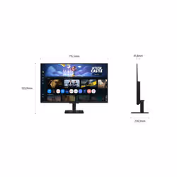 Samsung Smart Monitor M5 - M50F da 32" Full HD Flat - Vista aggiuntiva 5