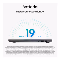 Samsung Galaxy Book5 Intel Core Ultra 7 255U Computer portatile 39,6 cm (15.6") Full HD 32 GB LPDDR5x-SDRAM 1 TB SSD Wi-Fi 6 (802.11ax) Windows 11 Home Grigio - Vista aggiuntiva 5