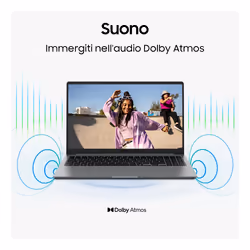Samsung Galaxy Book5 Intel Core Ultra 7 255U Computer portatile 39,6 cm (15.6") Full HD 32 GB LPDDR5x-SDRAM 1 TB SSD Wi-Fi 6 (802.11ax) Windows 11 Home Grigio - Vista aggiuntiva 6