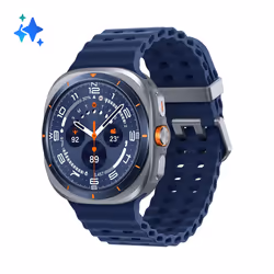 Samsung Galaxy Watch Ultra 2025 (Titanium Blue, LTE, 47mm) Smartwatch Galaxy AI, Design resistente agli urti, Batteria a lung ...