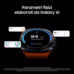 Samsung Galaxy Watch Ultra 2025 (Titanium Blue, LTE, 47mm) Smartwatch Galaxy AI, Design resistente agli urti, Batteria a lunga durata, Cassa in titanio di grado aerospaziale - Vista aggiuntiva 4