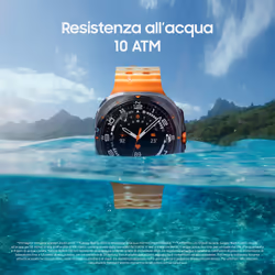 Samsung Galaxy Watch Ultra 2025 (Titanium Blue, LTE, 47mm) Smartwatch Galaxy AI, Design resistente agli urti, Batteria a lunga durata, Cassa in titanio di grado aerospaziale - Vista aggiuntiva 5