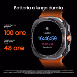 Samsung Galaxy Watch Ultra 2025 (Titanium Blue, LTE, 47mm) Smartwatch Galaxy AI, Design resistente agli urti, Batteria a lunga durata, Cassa in titanio di grado aerospaziale - Vista aggiuntiva 6