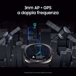 Samsung Galaxy Watch Ultra 2025 (Titanium Blue, LTE, 47mm) Smartwatch Galaxy AI, Design resistente agli urti, Batteria a lunga durata, Cassa in titanio di grado aerospaziale - Vista aggiuntiva 8
